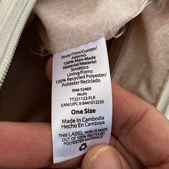 Women Shoulder Bag Multi Color Floral Print Faux Leather Bag - Picture 8 of 10